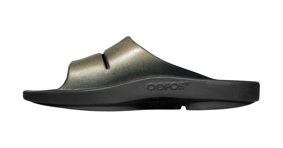 Oofos OOAHH Luxe Slide Latte Hunter Bowls AU